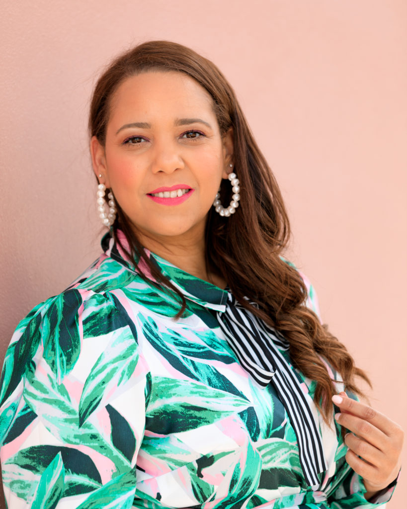 Palm Leaf Print Shirtdress From The Beauticurve x Lane Bryant Collection