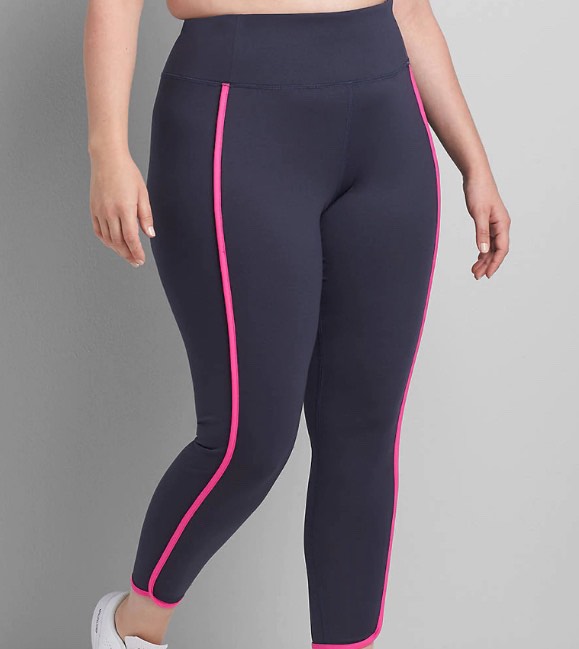 LIVI 7/8 Power Legging With Wicking - Side Piping