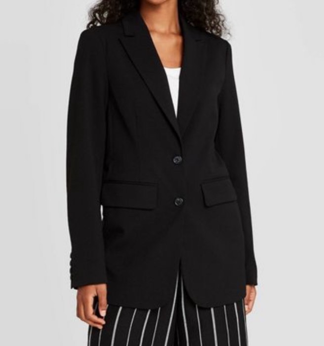 women's blazer in black 