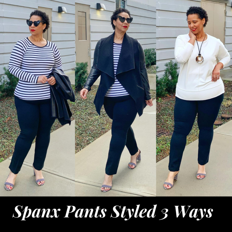 Spanx Pants Styled 3 Ways | Estrella Fashion Report