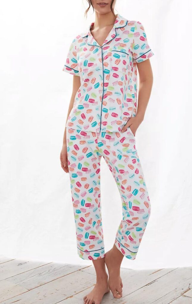 Macaroon Print Pajama Set