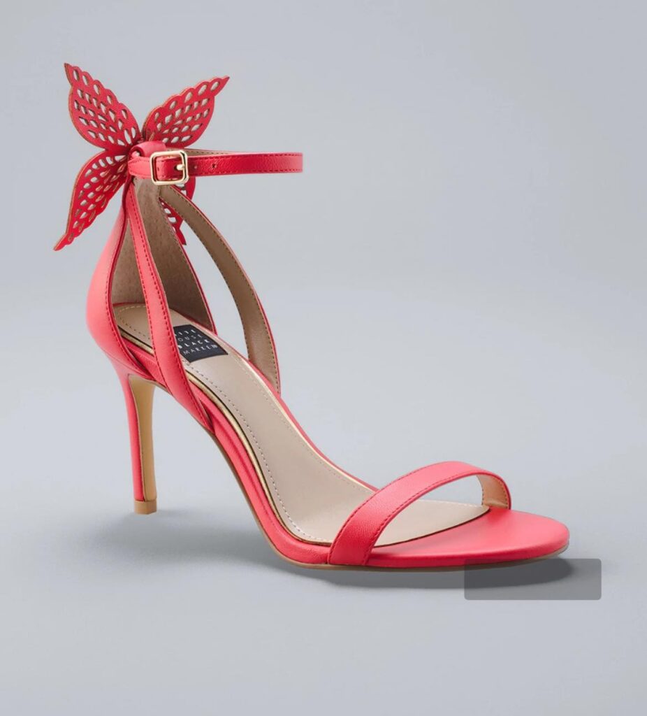 BUTTERFLY STRAPPY HIGH-HEEL SANDALS