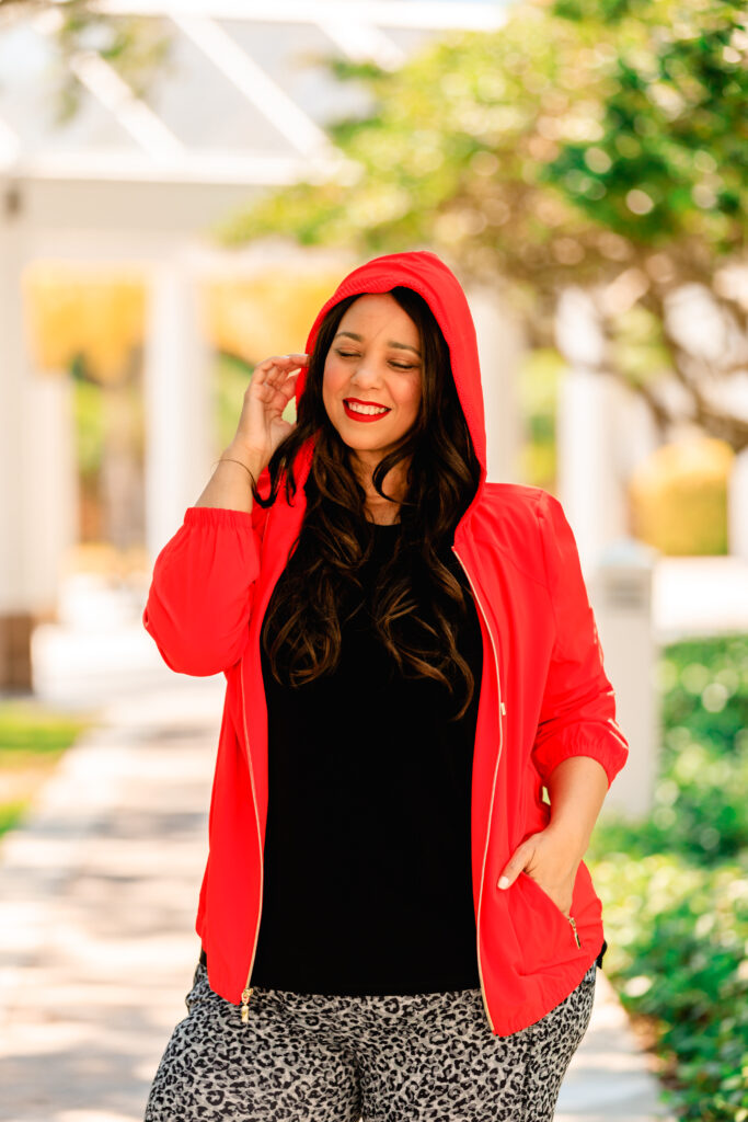 red hoodie by Chico's 