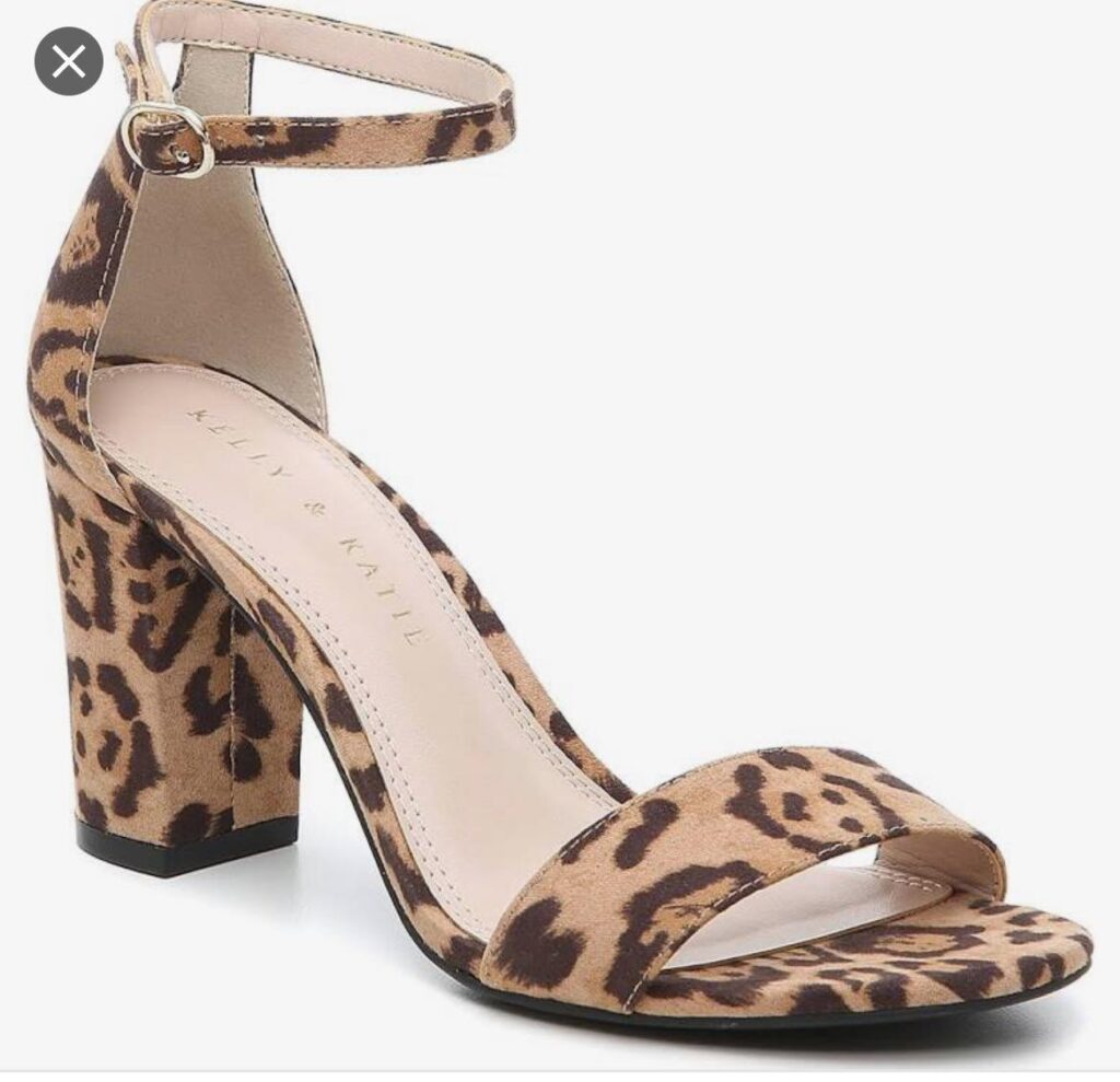 leopard print sandals 