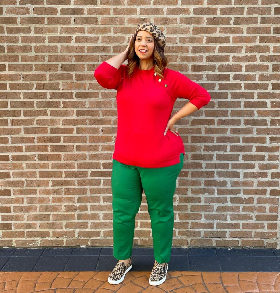 red and green color combination