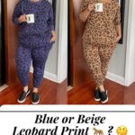 This or That: Blue or Beige Leopard Print