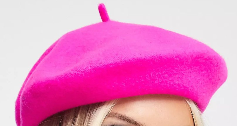 hot pink beret